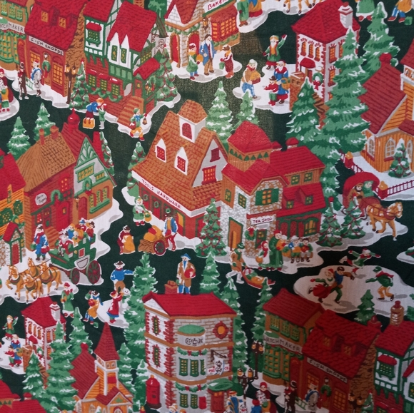 Vintage Holiday Entertaining Bardwil Linens Christmas Holiday Oblong Tablecloth - Picture 11 of 11